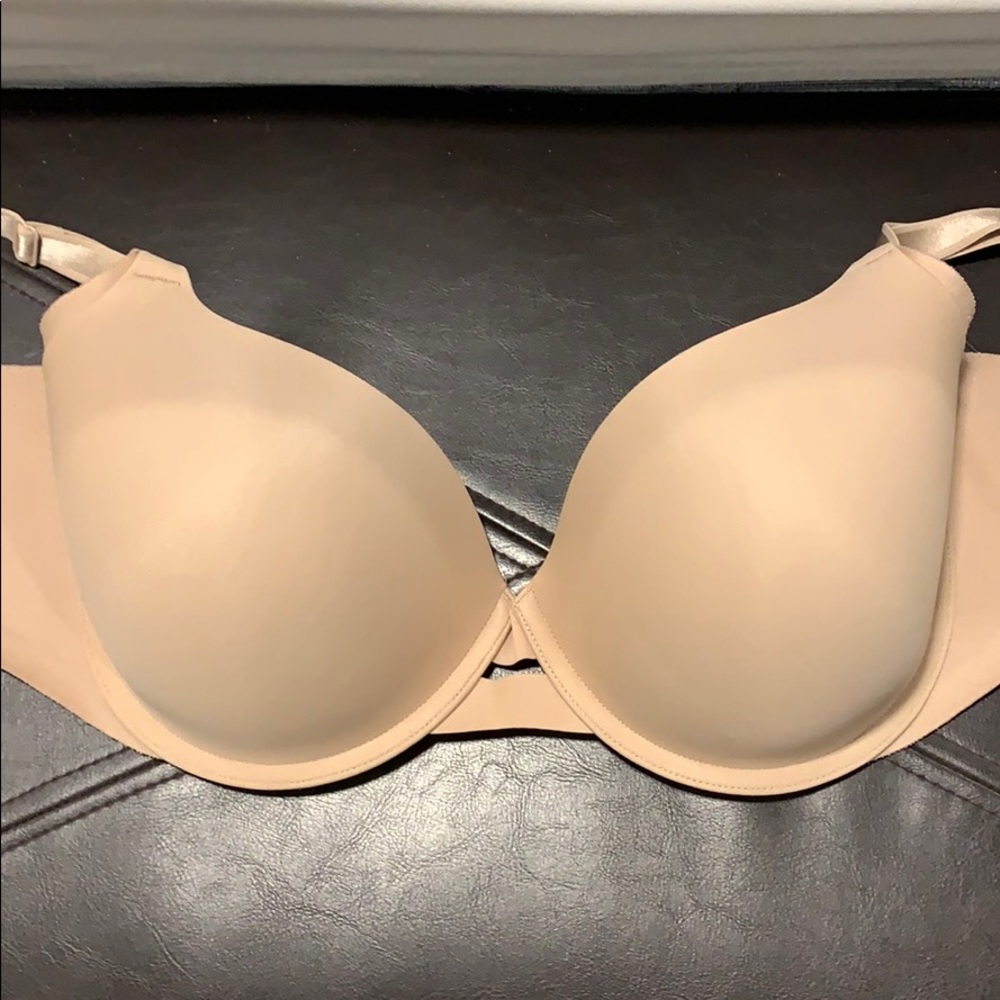 Warners, 38C, full coverage, beige bra